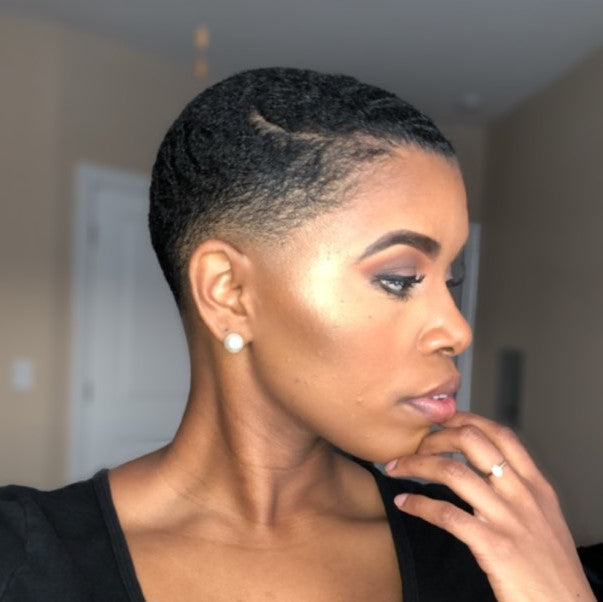 black female haircut, essence, line-up, hair butter, shea butter, 360 waves, hair waves, African american hair styles, pomade, barber, beard, beard balm, beard butter, bevans grooming, hair products, black barber, fade, black woman haircut, baldie